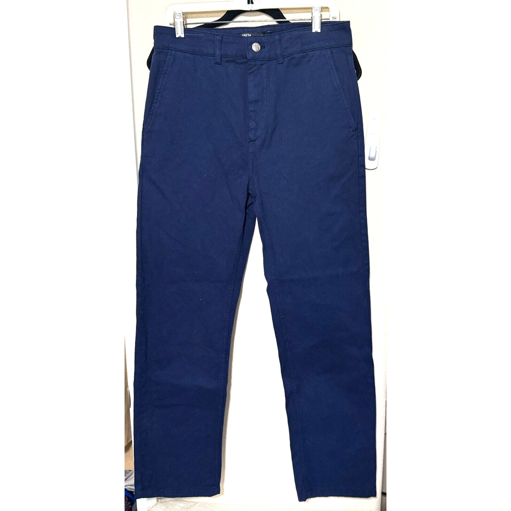 Zara Man X Spanish King Mens Navy Blue‎ Pants 30x30 chino jeans Straight